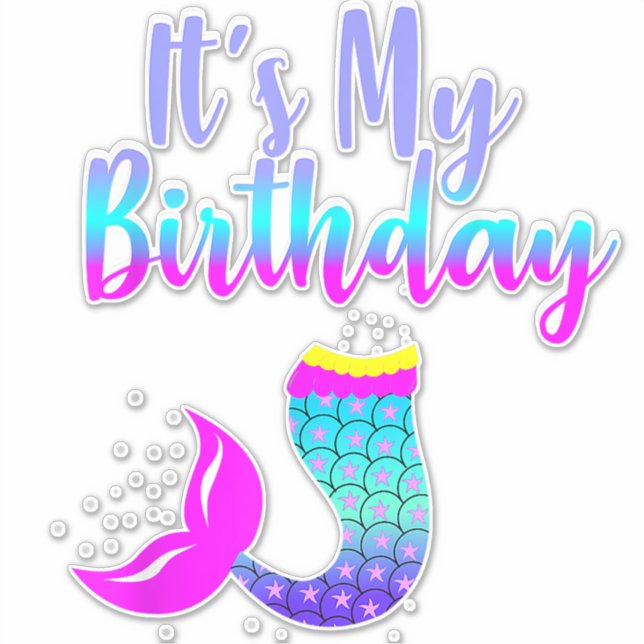 Sticker C'est mon anniversaire (Devant)
