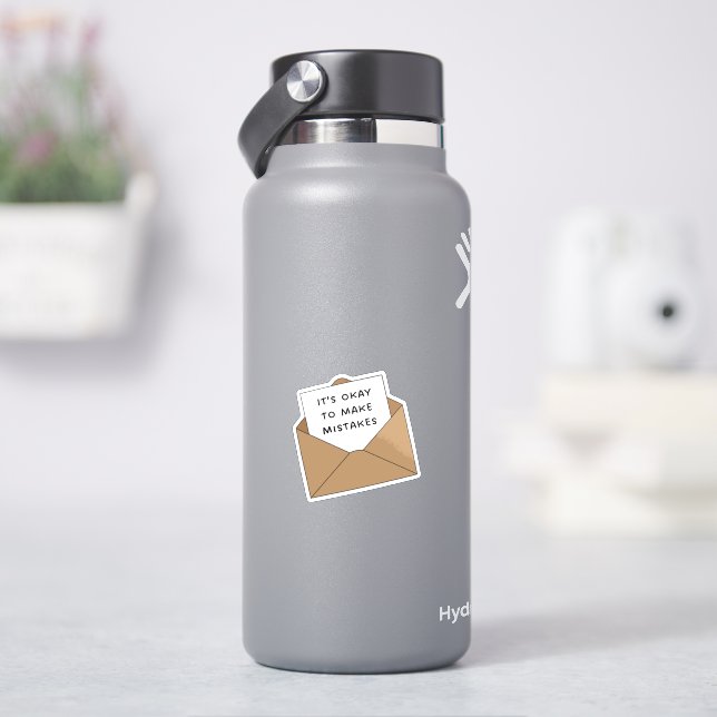 Sticker C'est Okay de Faire des Erreurs (HydroFlask)