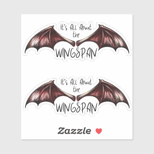 Sticker C'est tout sur la largeur d'envergure 2pack (Feuille)