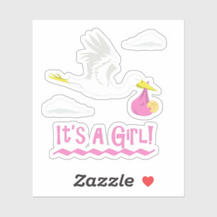 Sticker C'est une fille !