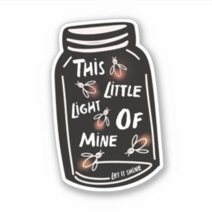 Sticker Cette petite lumière à moi Christian