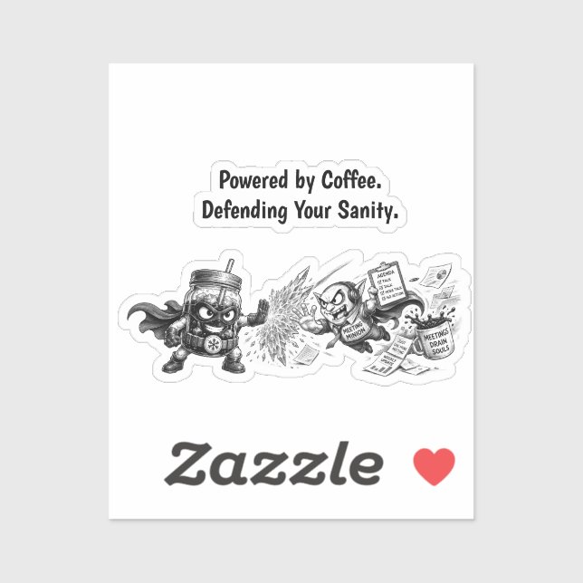 Sticker Cette réunion craint  (Feuille)