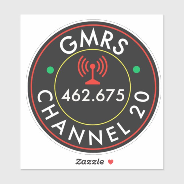 Sticker Chaîne 20 GMRS (Feuille)