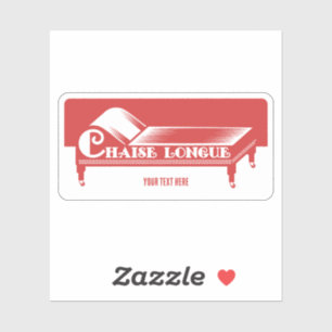Sticker Chaise Longue