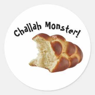 Sticker Challah Monster Shabbat