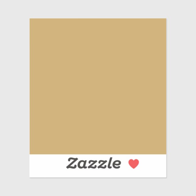 Sticker Chameau- teint de brun (couleur solide) (Feuille)