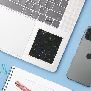 Sticker Champ parallèle du cluster Galaxy Abell 370.