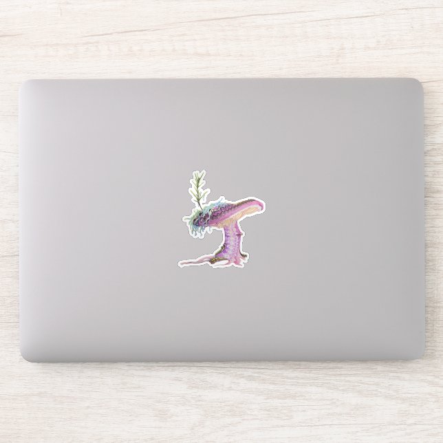 Sticker Champignon aquarelle fantaisiste (Ordinateur)