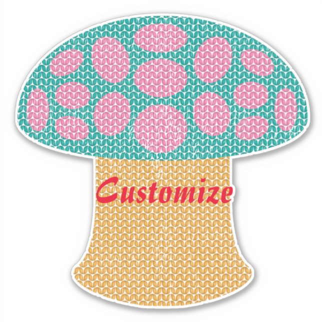 Sticker Champignons Amanita Rouge Thunder_Cove (Devant)