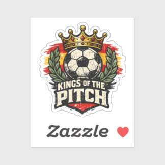 Sticker Champions du Monde d'Espagne Badge de Football Vin