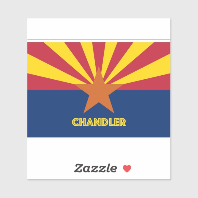 Sticker Chandler Arizona (Feuille)