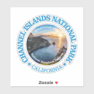 Sticker Channel Islands NP (rd)2