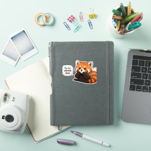 Sticker Chaos Timide mais Adorable – Humour d'Introverti M