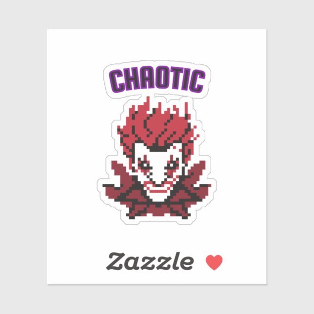 Sticker Chaotique (Feuille)