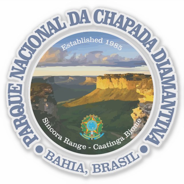 Sticker Chapada Diamantina NP (Devant)