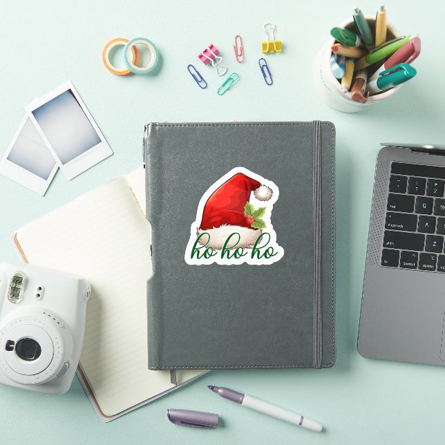 Sticker Chapeau de Noël Holly & Berries (Couverture iPad)