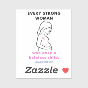 Sticker chaque femme forte