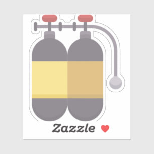 Sticker Char à oxygène - Char à plongée