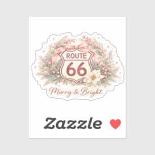 Sticker Charme de la route de la mère joyeuse et lumineuse