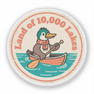 Sticker Charme de l'étoile du Nord _ Oiseau Plongeur du Mi