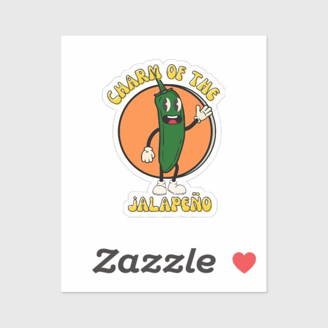 Sticker Charme du Jalapeño (Feuille)