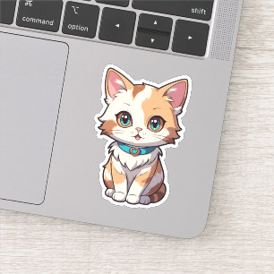 Sticker Charmingly mignon Conception de chat