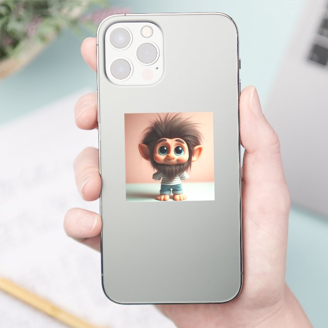 Sticker CharmTrolls : (Logan) Compagnons de téléphone styl (Téléphone)