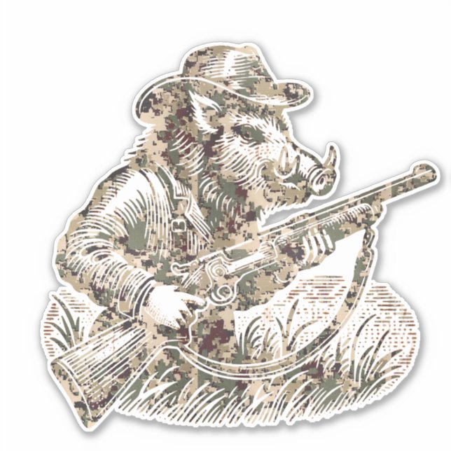 Sticker Chasse (Devant)