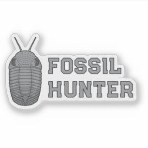 Sticker Chasseur de fossiles Trilobite