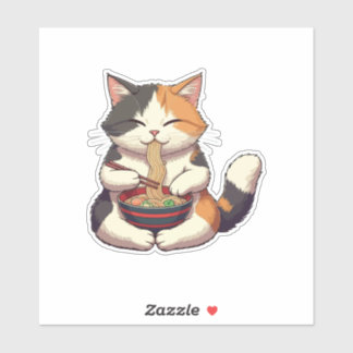 Sticker Chat Adorable Profitant Du Ramen