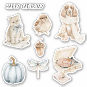 Sticker Chat Arc Caturday Oiseau Chien