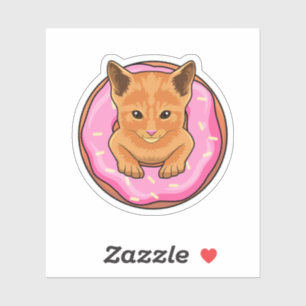 Sticker Chat avec Donut