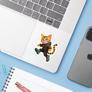 Sticker Chat Bengal Mignon Hypebeast Streetwear Basket