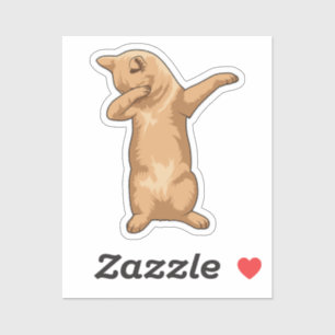 Sticker Chat chez Hip hop Dance Dab