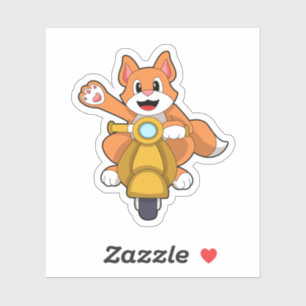 Sticker Chat comme Biker avec Scooter.PNG