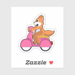 Sticker Chat comme Biker avec Scooter.PNG