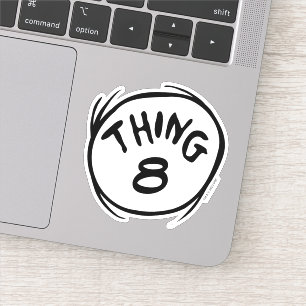 Sticker Chat dans le Casquette  Chose personnalisée deux