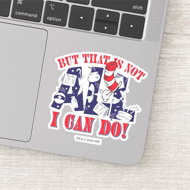 Sticker Chat dans le Casquette | Mais Je Ne Peux Pas Faire (Détail)