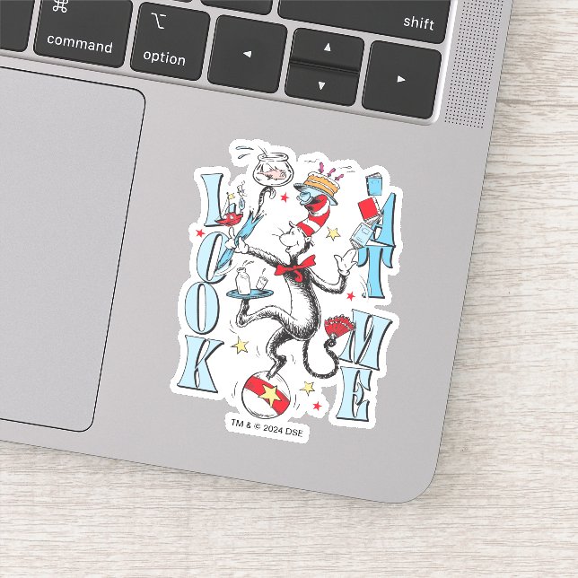 Sticker Chat dans le Casquette | Regarde-moi (Détail)