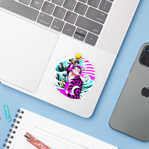 Sticker Chat de la Victoire Chanceux - Charme de Bonne Ch