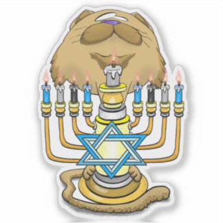 Sticker Chat Hanoukka Big Head