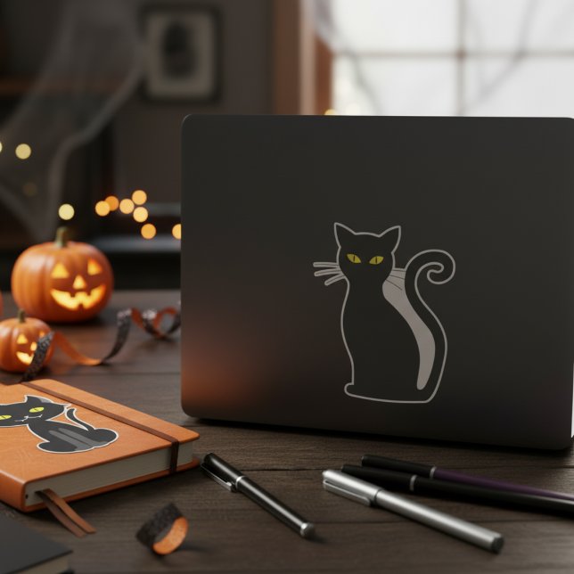 Sticker Chat noir (Black Cat Sticker)