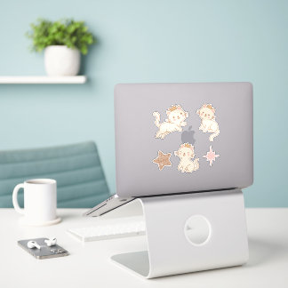 Sticker Chat princesse kawaii