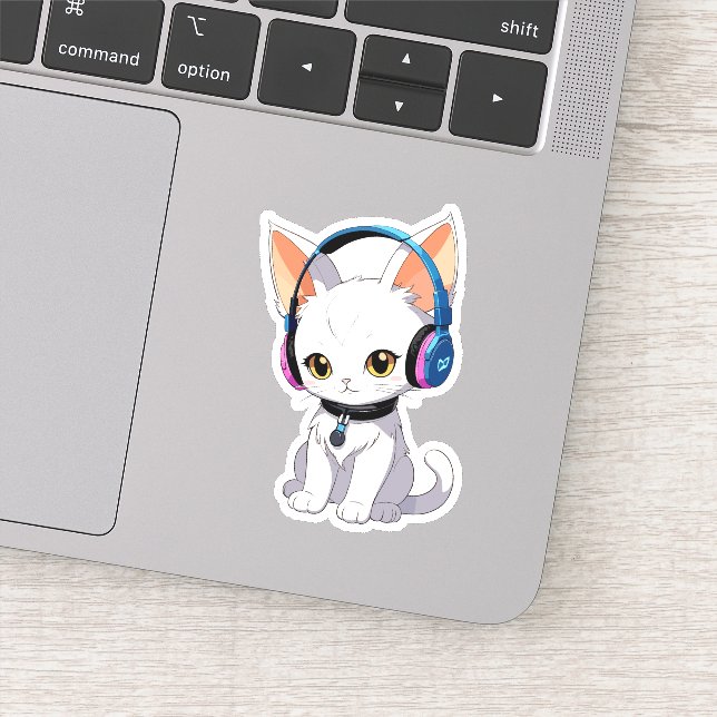 Sticker Chat Purrfect Kawaii (Détail)