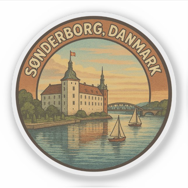 Sticker Château de Sønderborg Danemark (Devant)
