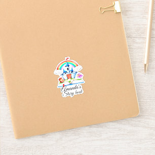 Sticker Château fantastique enfant personnalisé