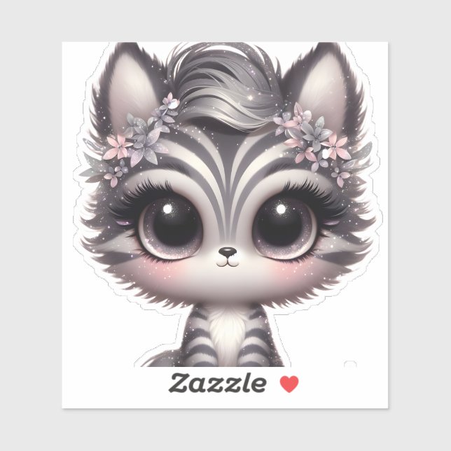 Sticker chaton (Feuille)