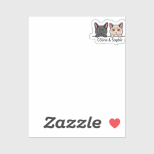 Sticker Chats en famille
