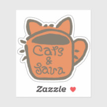 Chats et Java Brown Outline