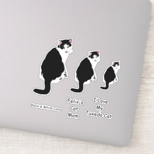 Autocollants Stickers Chat De Smoking Zazzle Fr